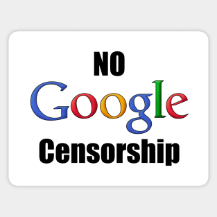 No Google Censorship Sticker